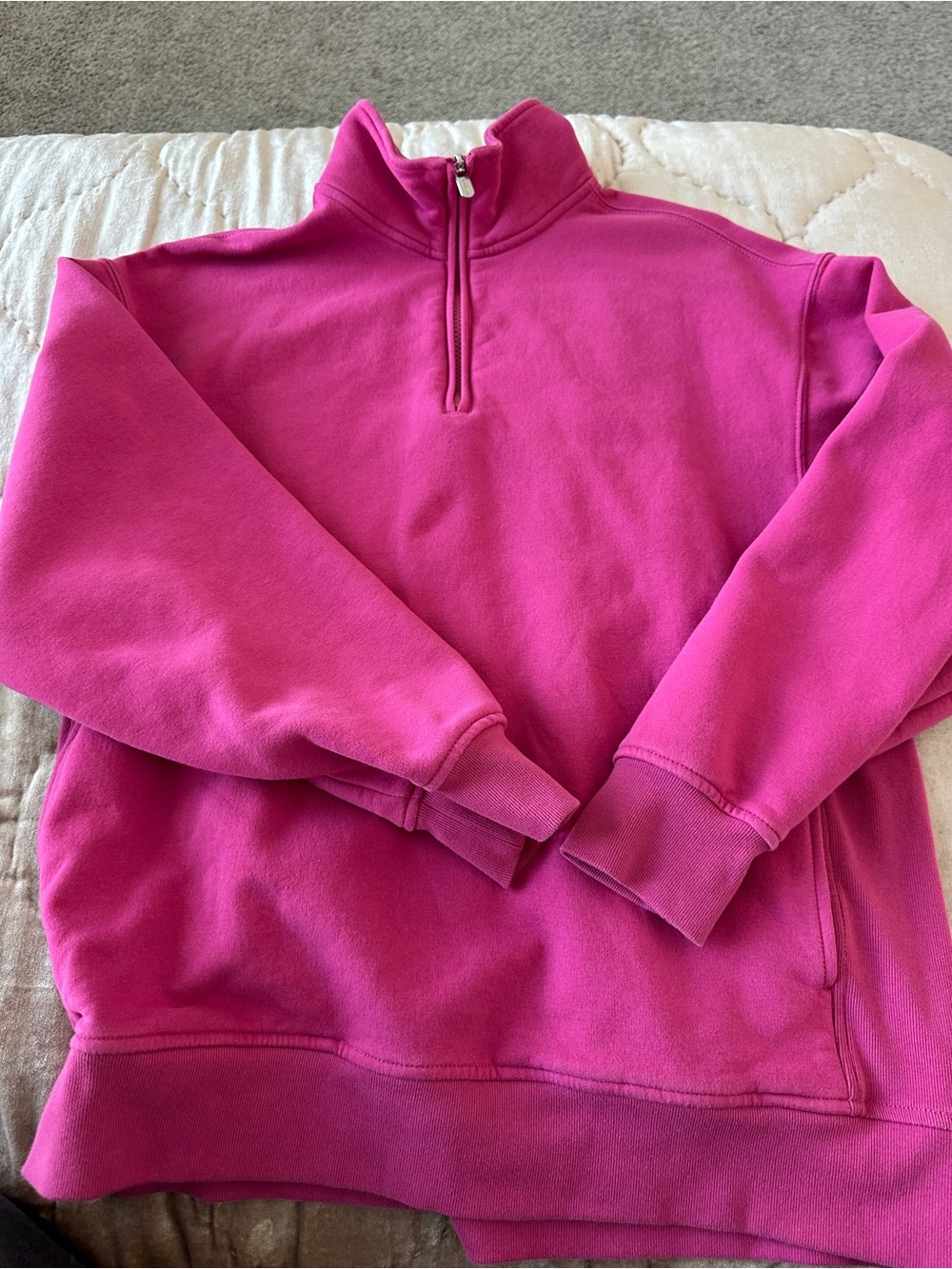 Athleta Forever Fleece 1/4 Zip Jewel Small